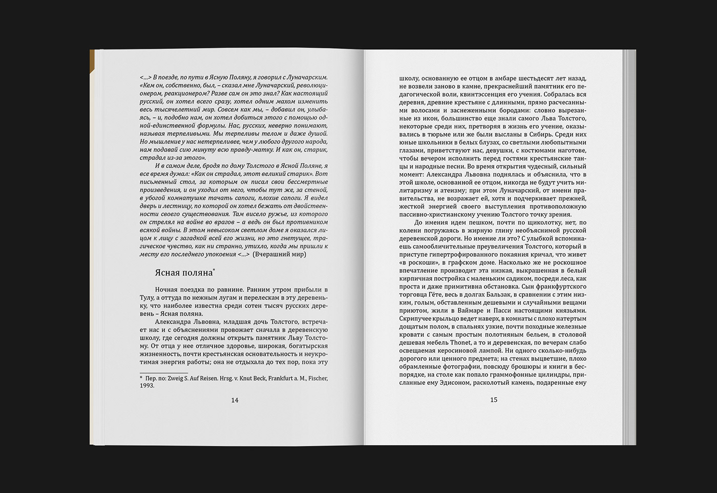 book design stefan zweig libra Layout cover