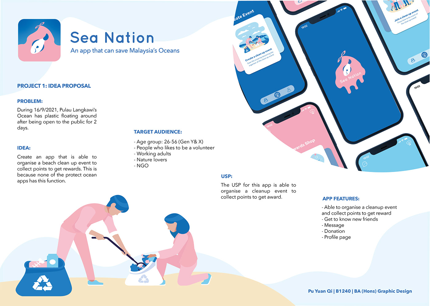 #beachcleanup #cleanup #event   #globalwarming #LogoDesign #MobileAppDesign #ocean #oceanpollution savetheearth uiuxdesign