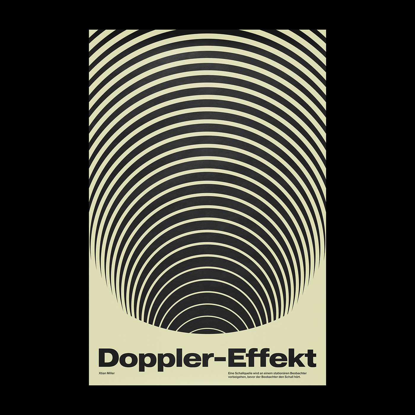 Doppler-Effekt poster by Xtian Miller