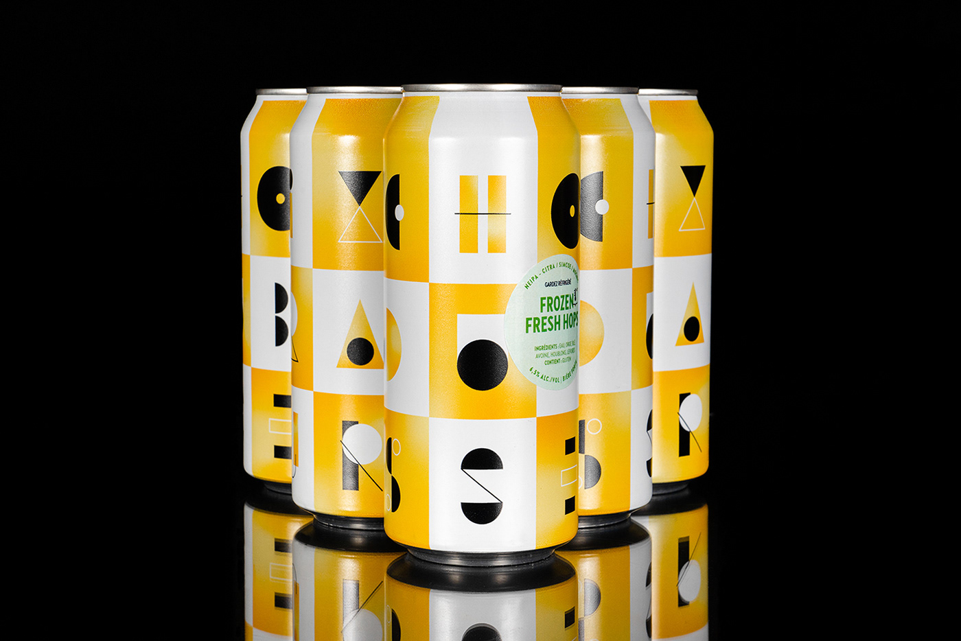 beer beverage brewery Label Montreal Packaging packaging design sherbrooke typography   visual identity