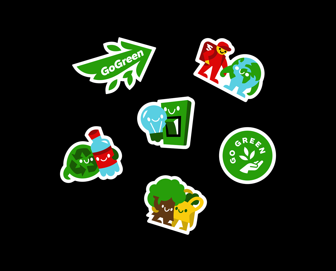 Stickers for various packaging