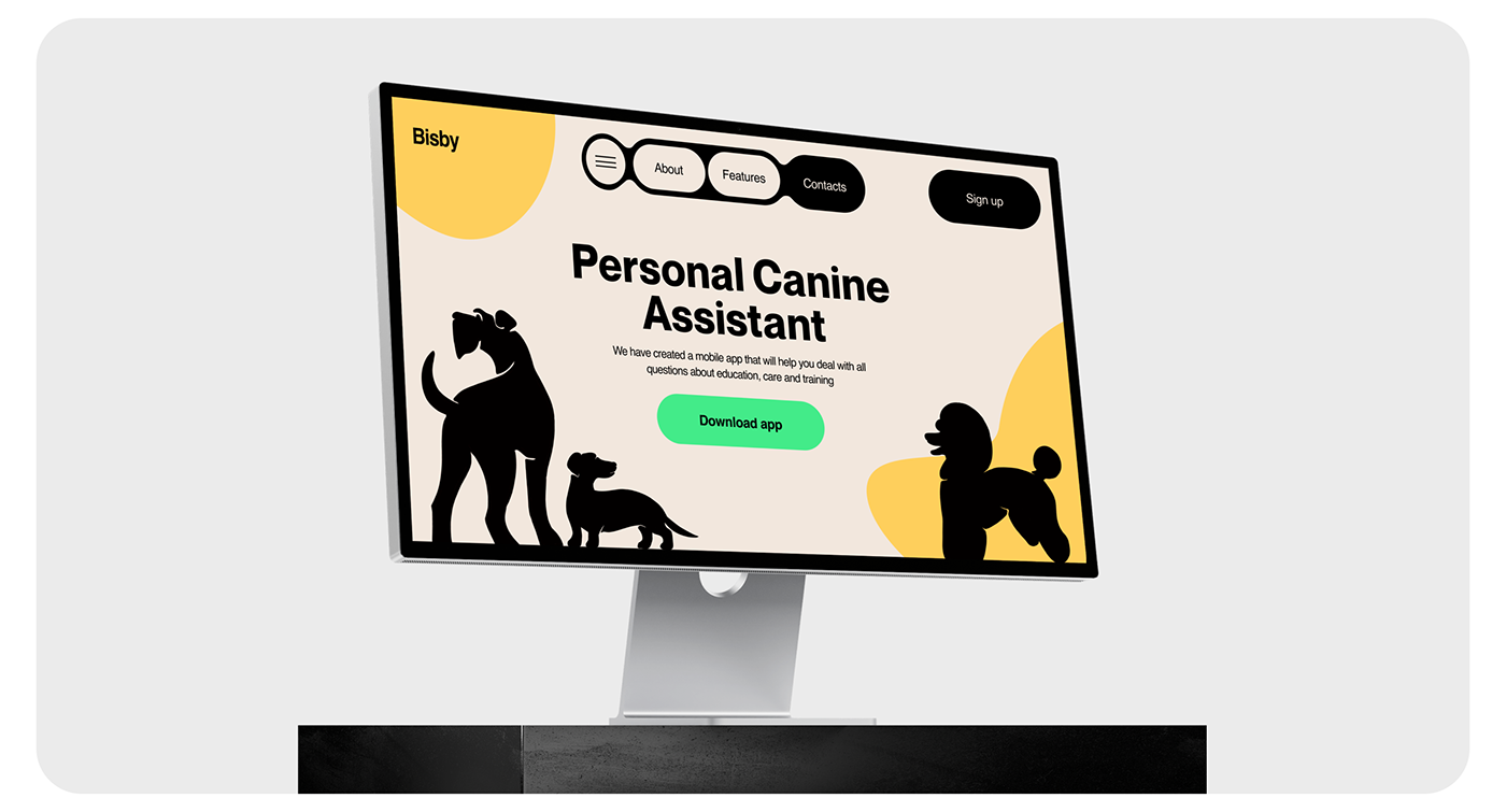 dog training Pet Mobile app healthcare tracking UI/UX Web Design  user interface Website