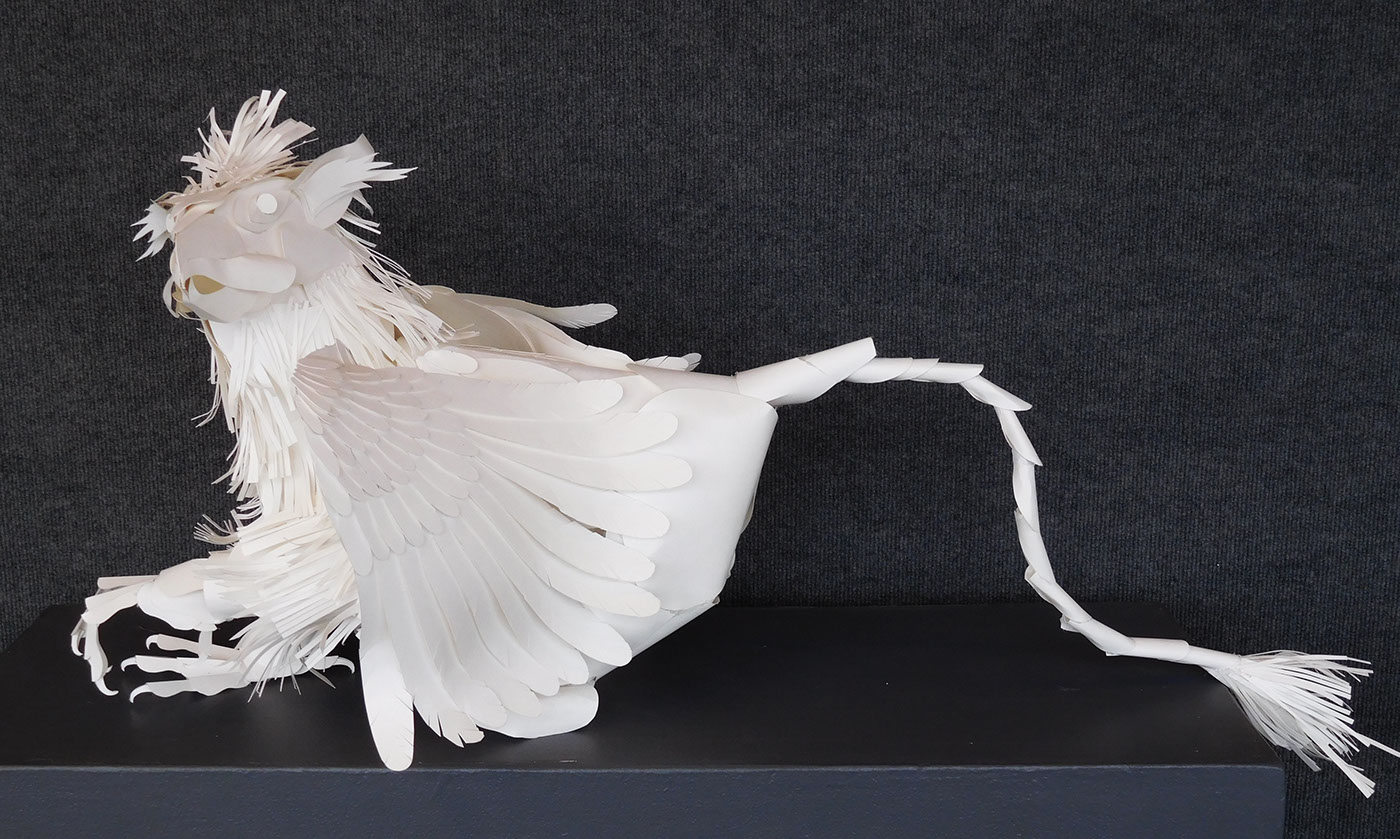 gryffon gryphon Griffin gryffin eagle sculpture feathers feather bird hawk