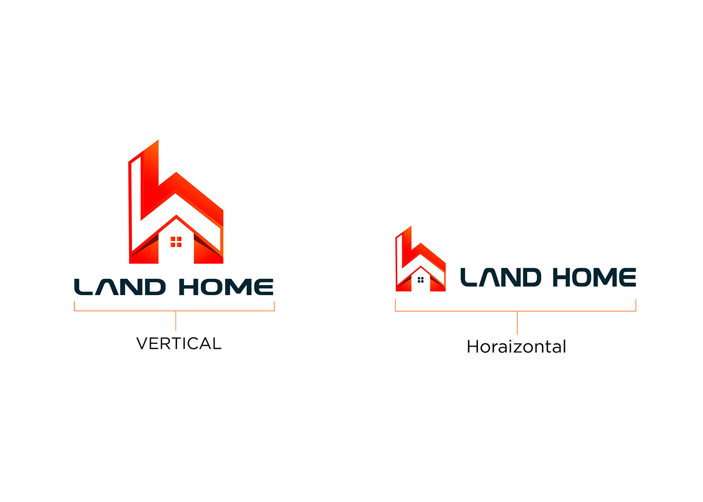 real estate Modern Logo Logo Design branding  Brand Design brand identity creative logo Real estate logo home logo design relator logo