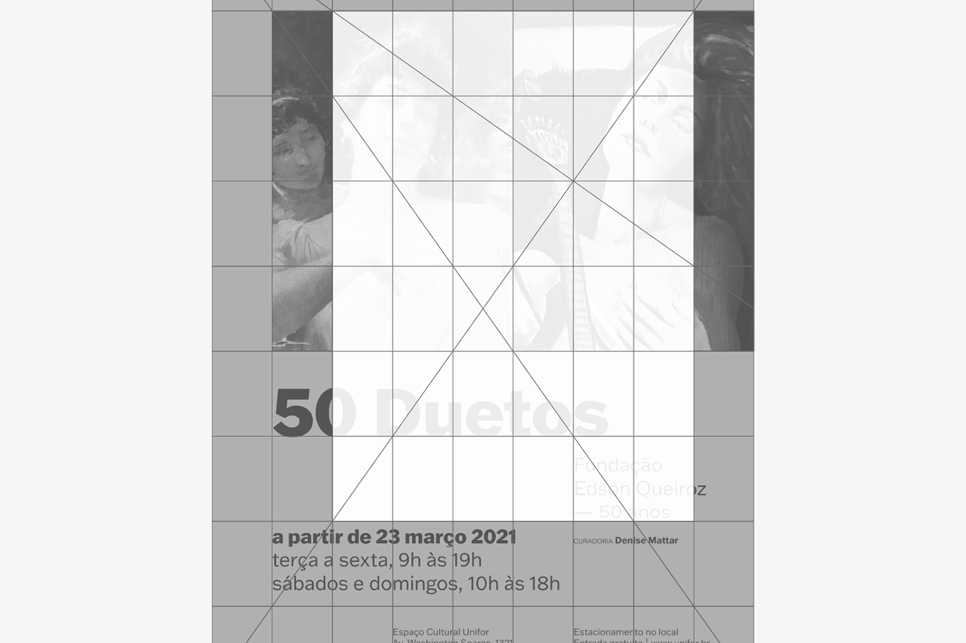 design gráfico espaçoculturalunifor Exhibition  poster