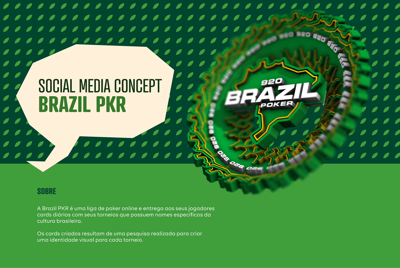 Brasil Brazil design forró Poker Samba social media