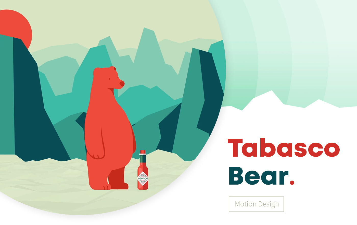 bear animal tabasco ad
