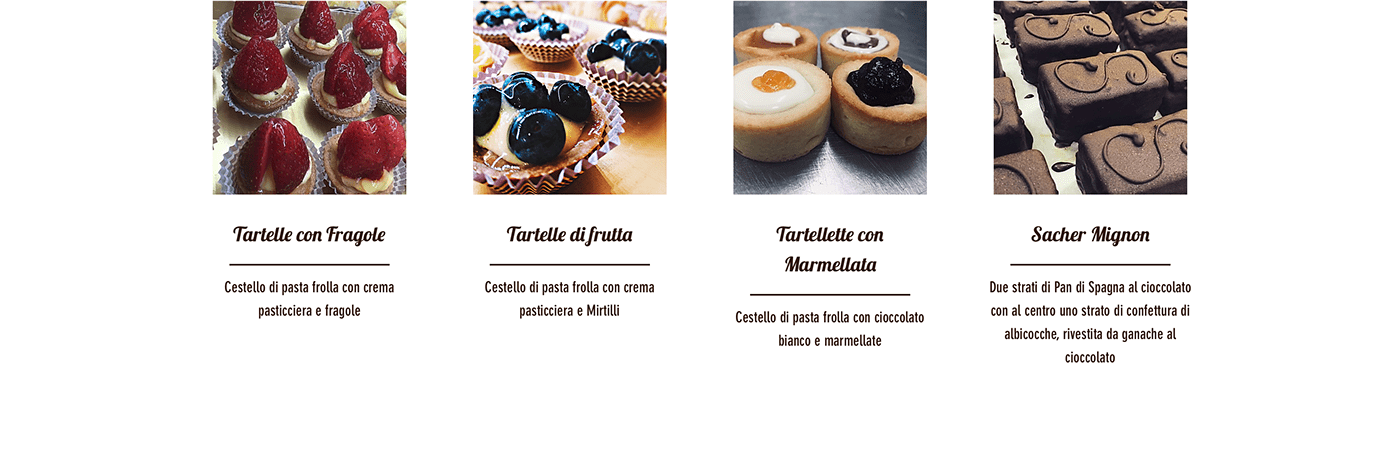 dolci grafica graphic design  my cakes pasticceria Santa Margherita Ligure sito internet Web Web Design  web graphic