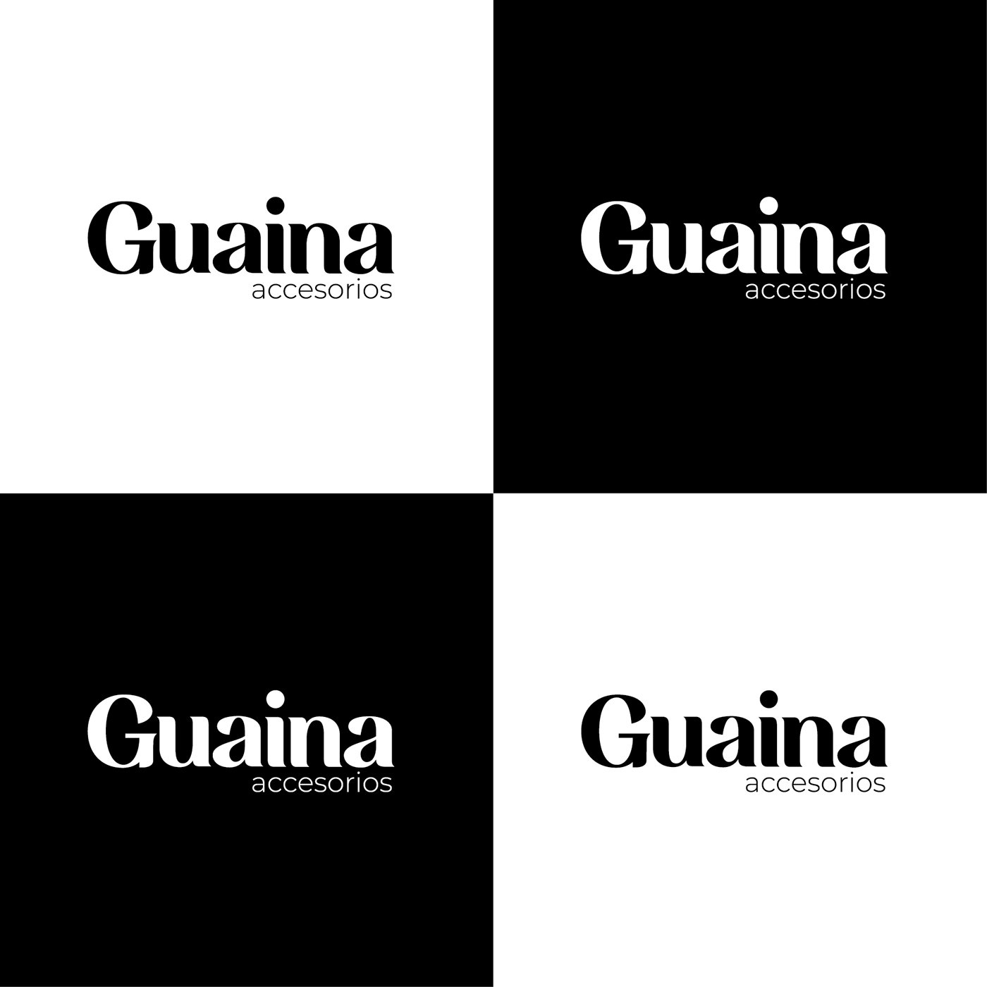 accesorios black brand identidad visual logo Logotipo tipografia women