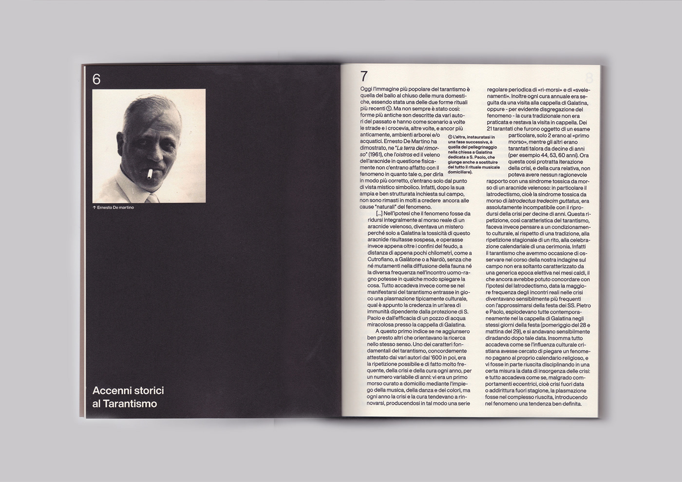 book editorial Italy print south type