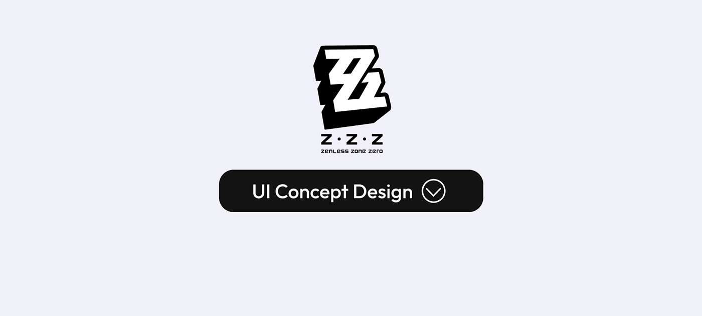 UI/UX UI ui design game game ui prototype uidesign Zzz rpg zenless zone zero