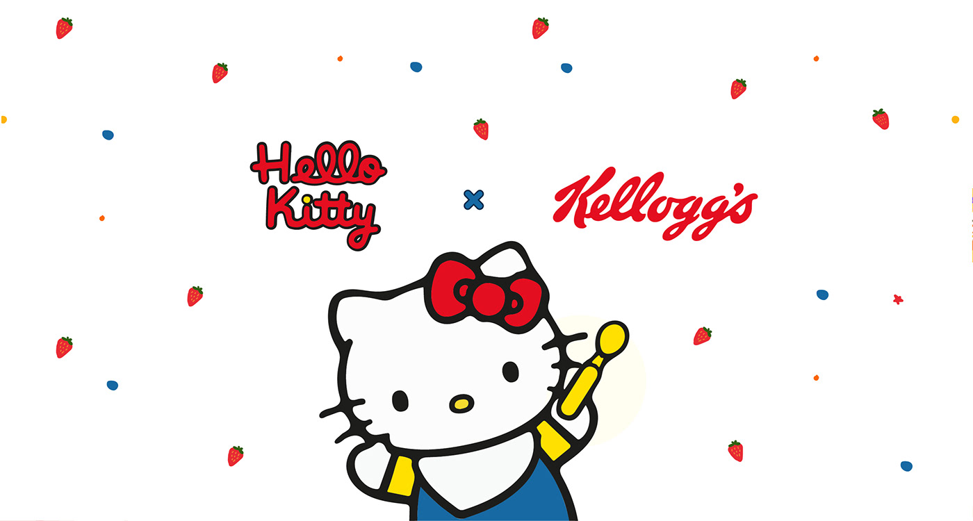 Cereal hello kitty Kellogg's Packaging