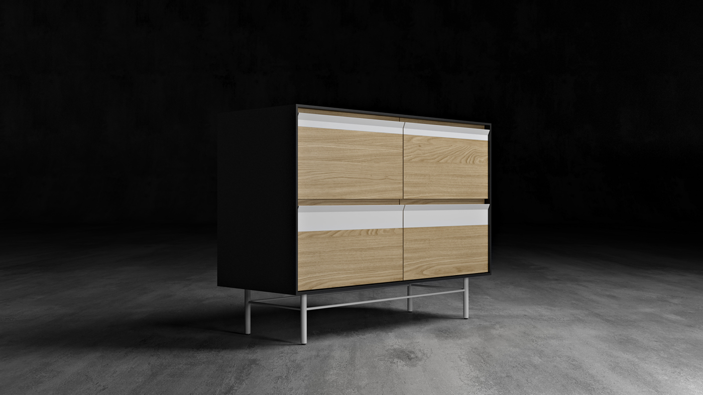 pyramid furniture Pavelvetrov design productdesign sideboard desk bedsitetable tvtable furnituredesign