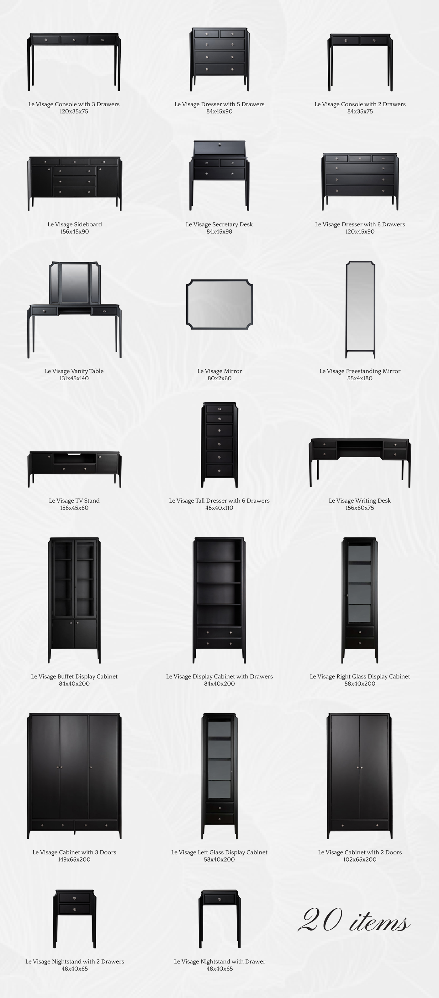 furnituredesign interiordesign bedsidetabledesign consoledesign Design2024 designprojects dresserdesign economicallybeneficial Furniturecollection LeVisage