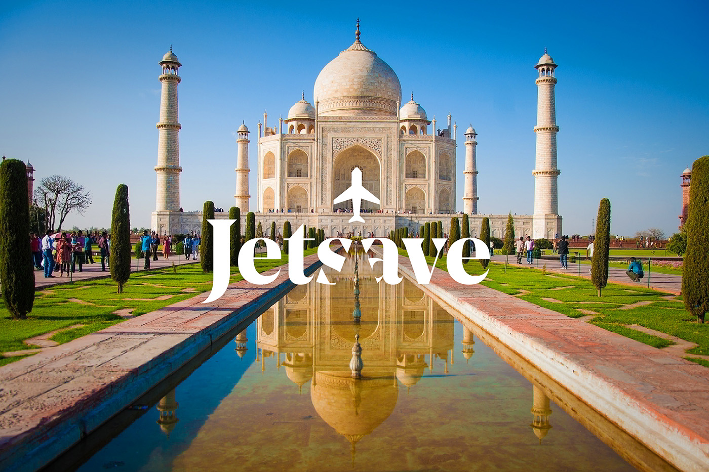 India Travel Jet save business card Stationery logo airplane Rebrand tour