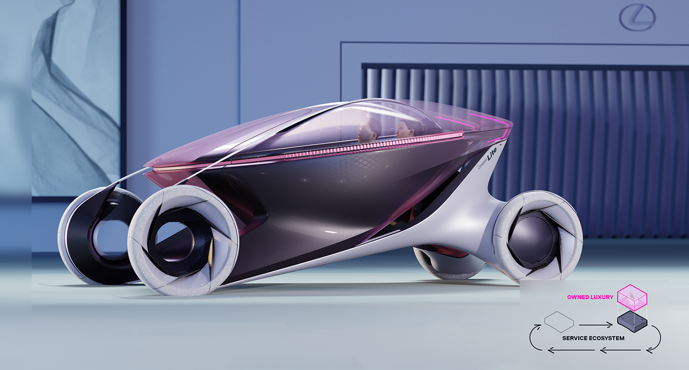 automotive   automotivedesign car design Transportation Design Vehicle japanese Lexus luxury sketches