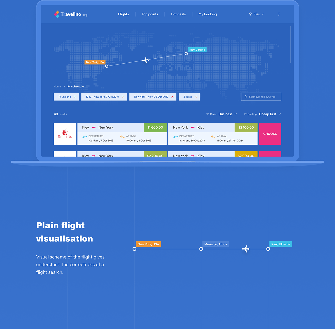 Flights traveling Travel searching ordering tickets UI interaction plane trip