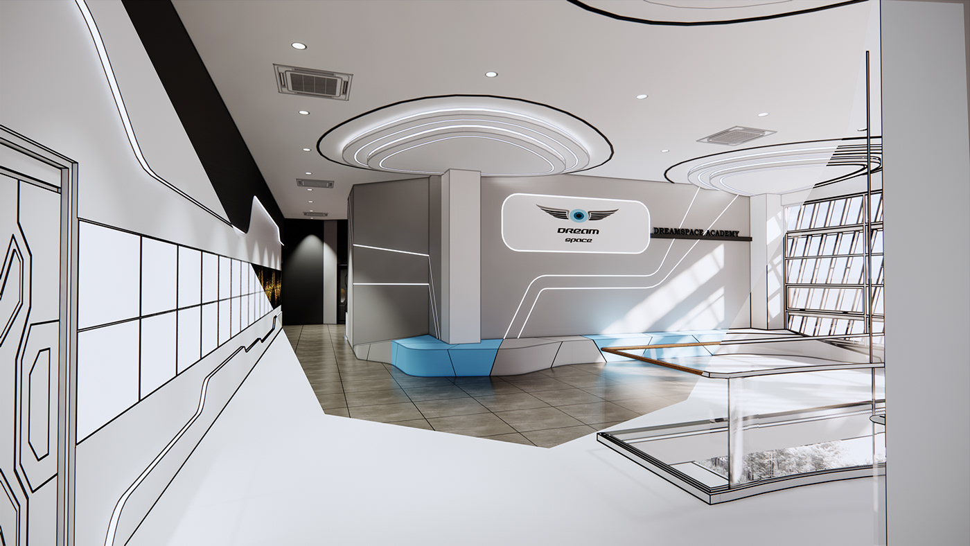 3D entrepreneurship   Interior interior design  Render visualization