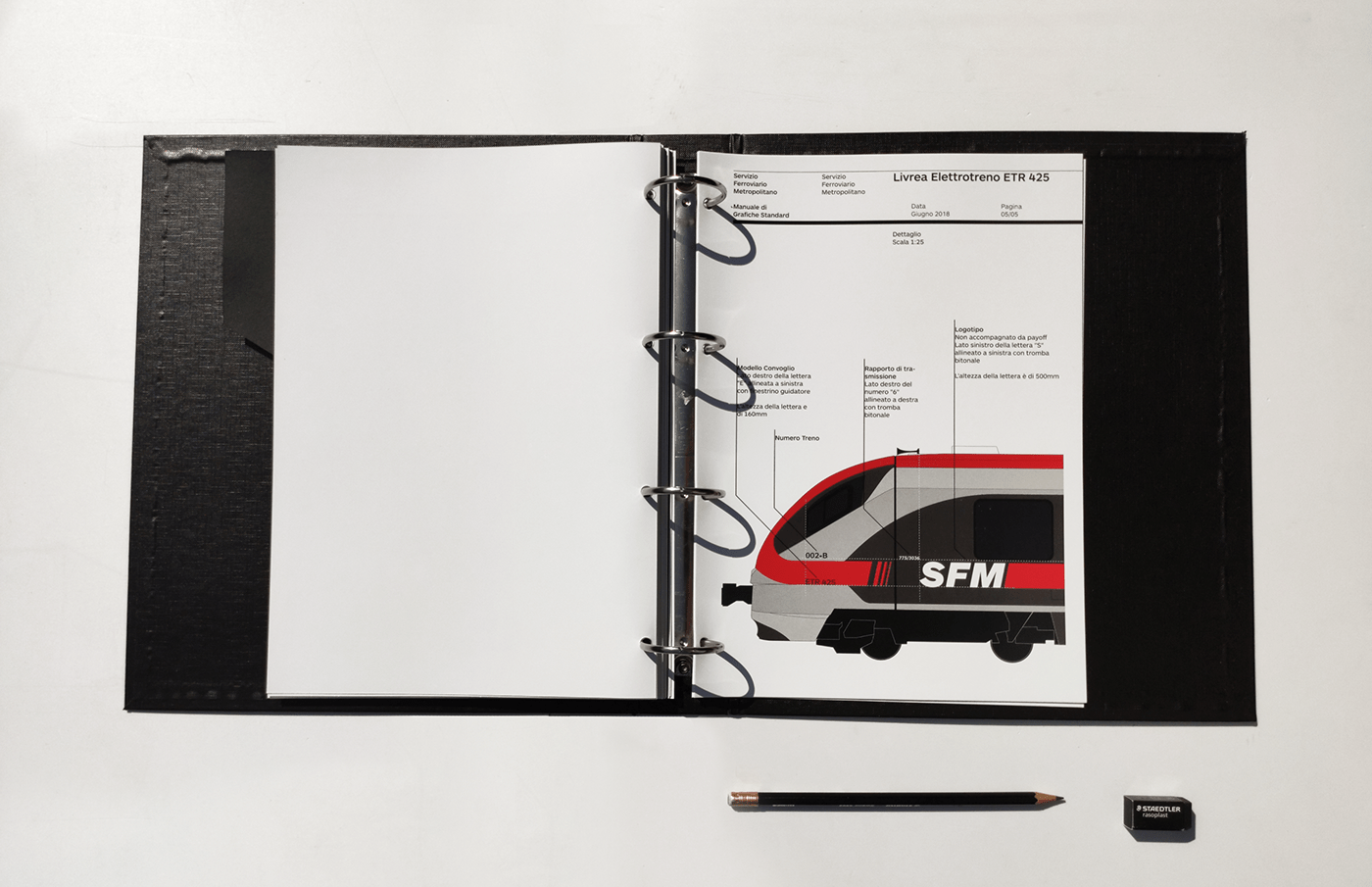manuale manual train massimo vignelli Trenitalia rebranding Logo Design InDesign stamp metropolitan