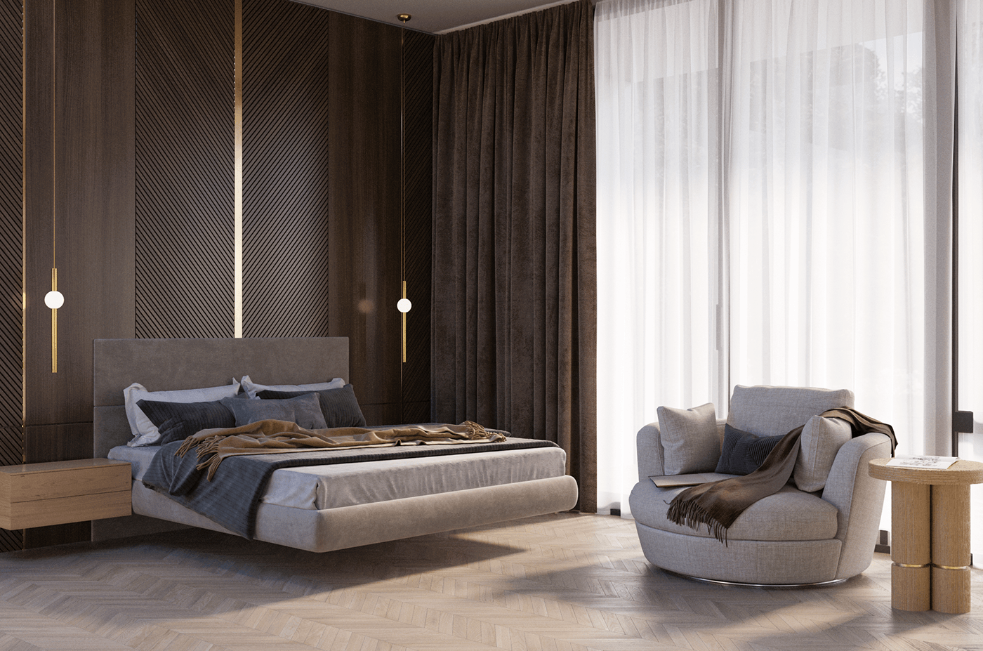 interior design  Interior design bedroom bedroom design corona Render 3ds max visualization architecture