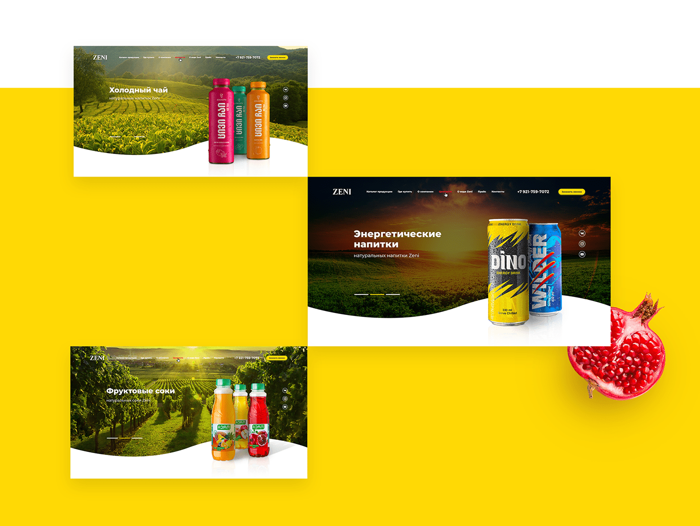 eco-friendly Food  Fruit juice lemonade light natural products site tea
