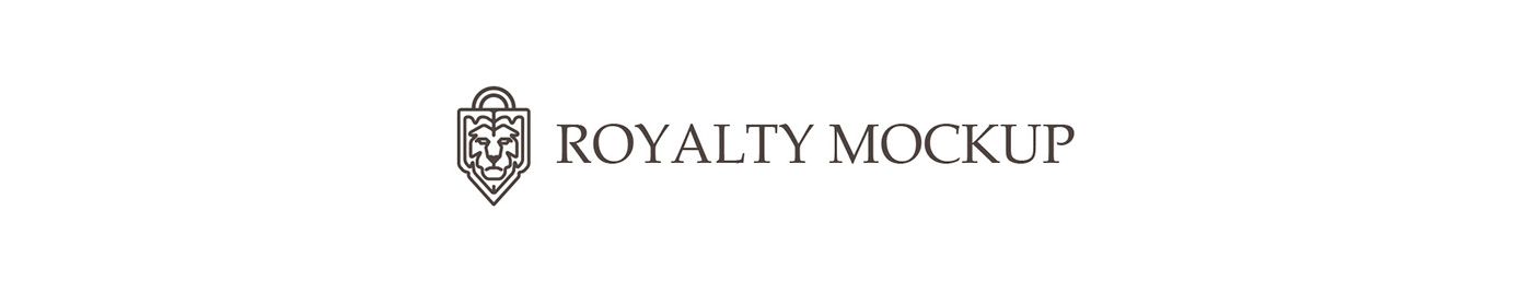 Mockup luxury logo brand identity david espinosa Render 3D