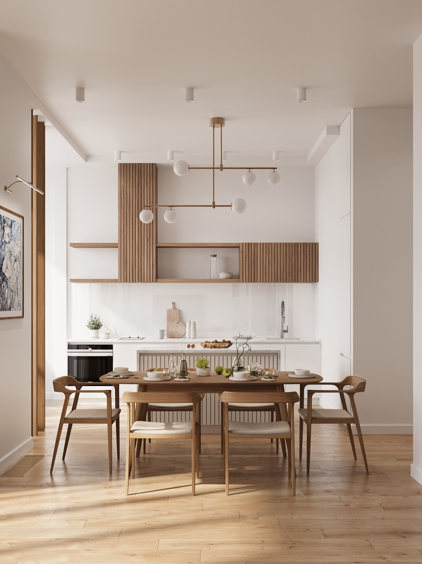 interior design  Render visualization archviz interiordesign bedroom kitchen living room kitchen design corona
