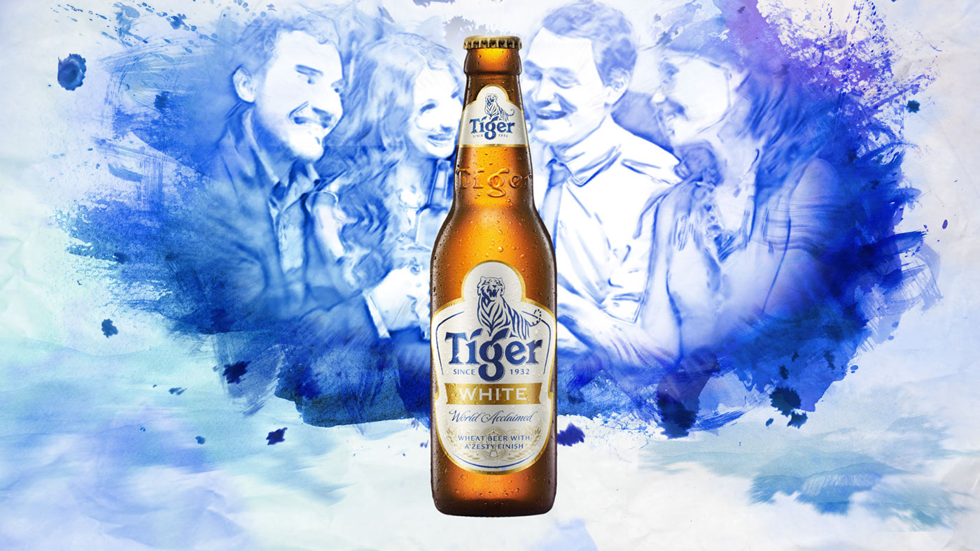 Tiger Beer ink reveal edgy raw