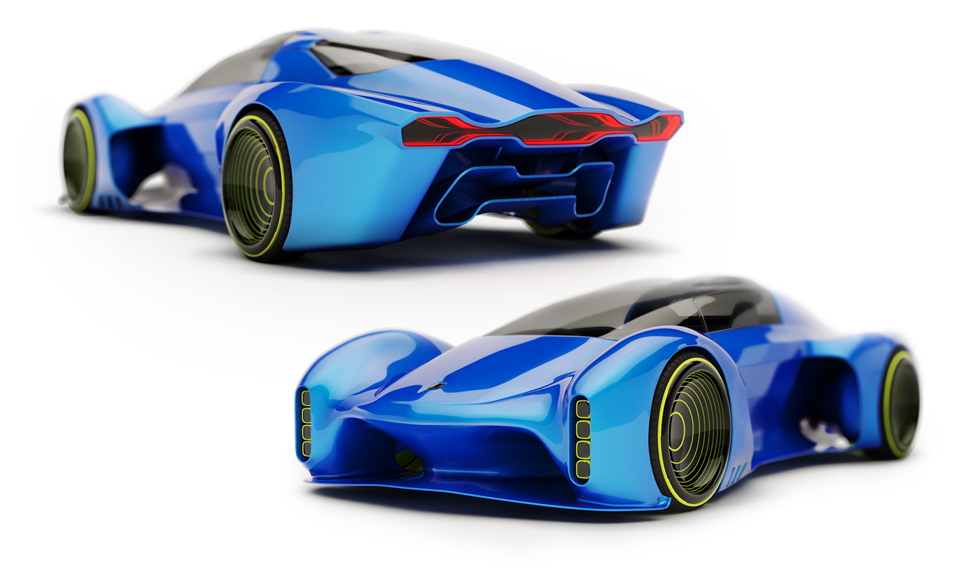 automotive   car concept luxury modern Porsche race Racing sports spyder