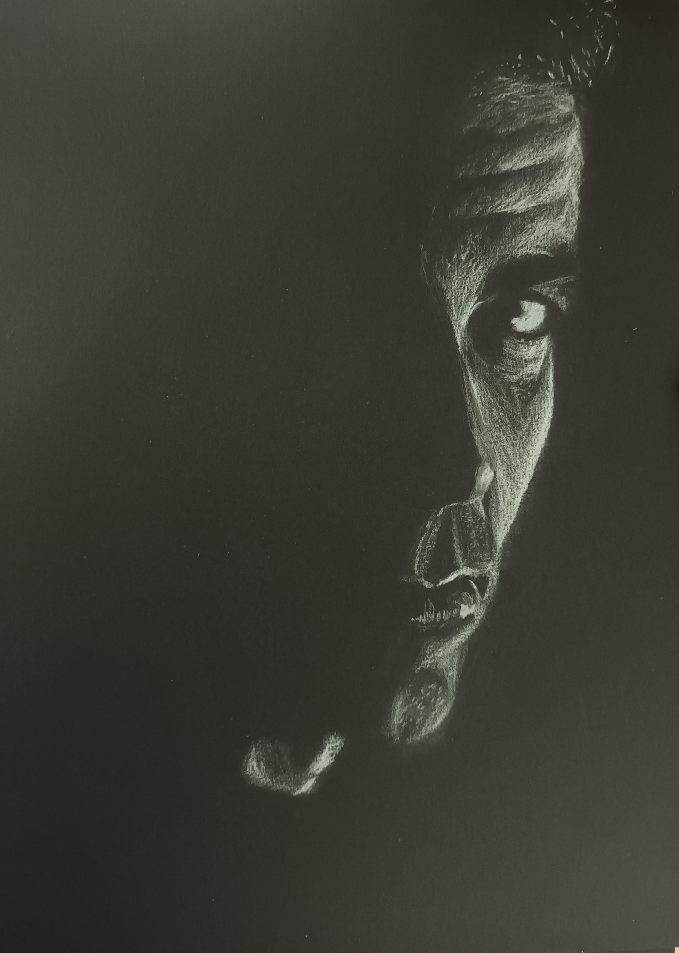 actor acteur george clooney noir et blanc crayon dessin réaliste ultrarealisme