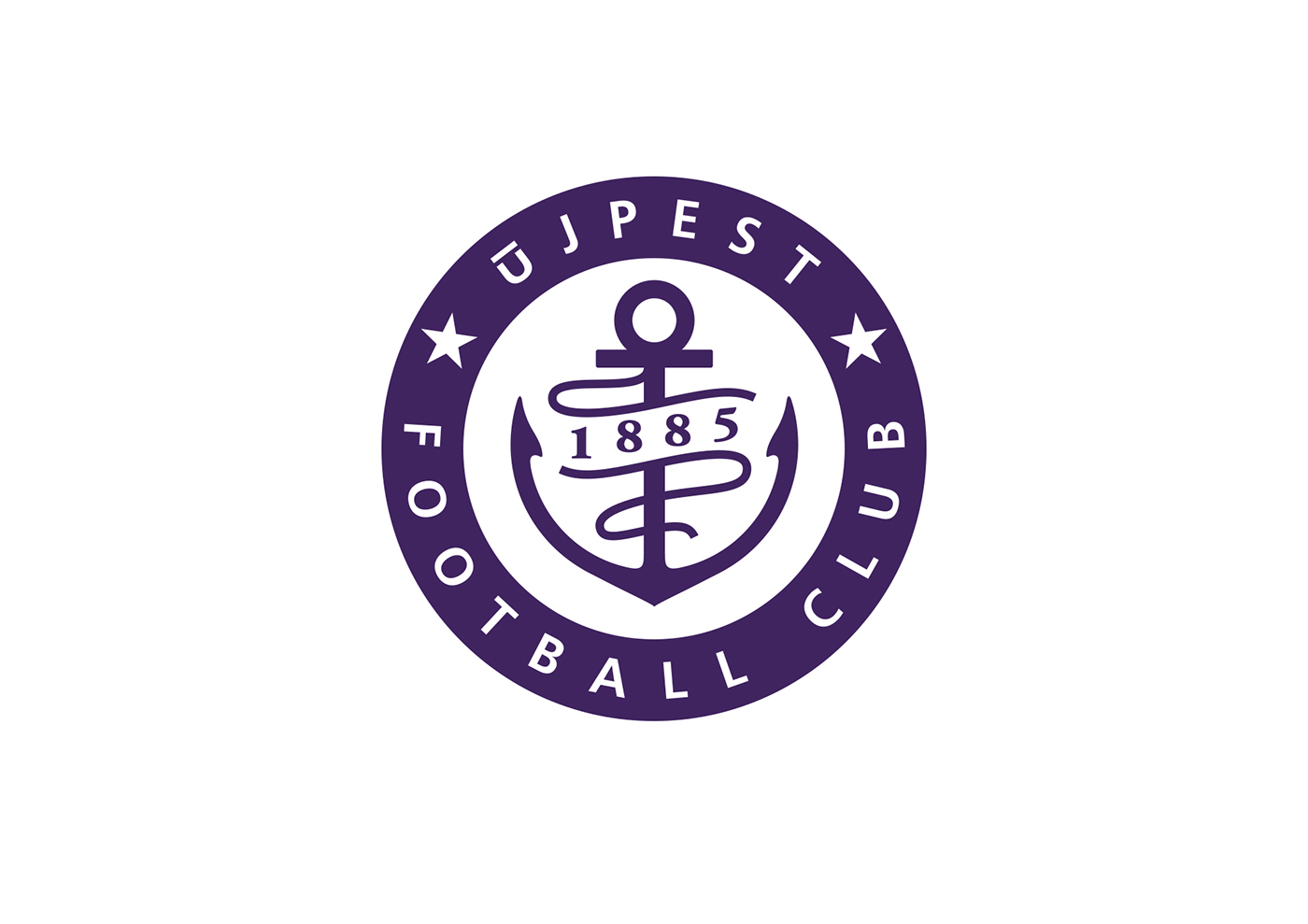 Ujpest FC Logo editorial stock photo. Illustration of football