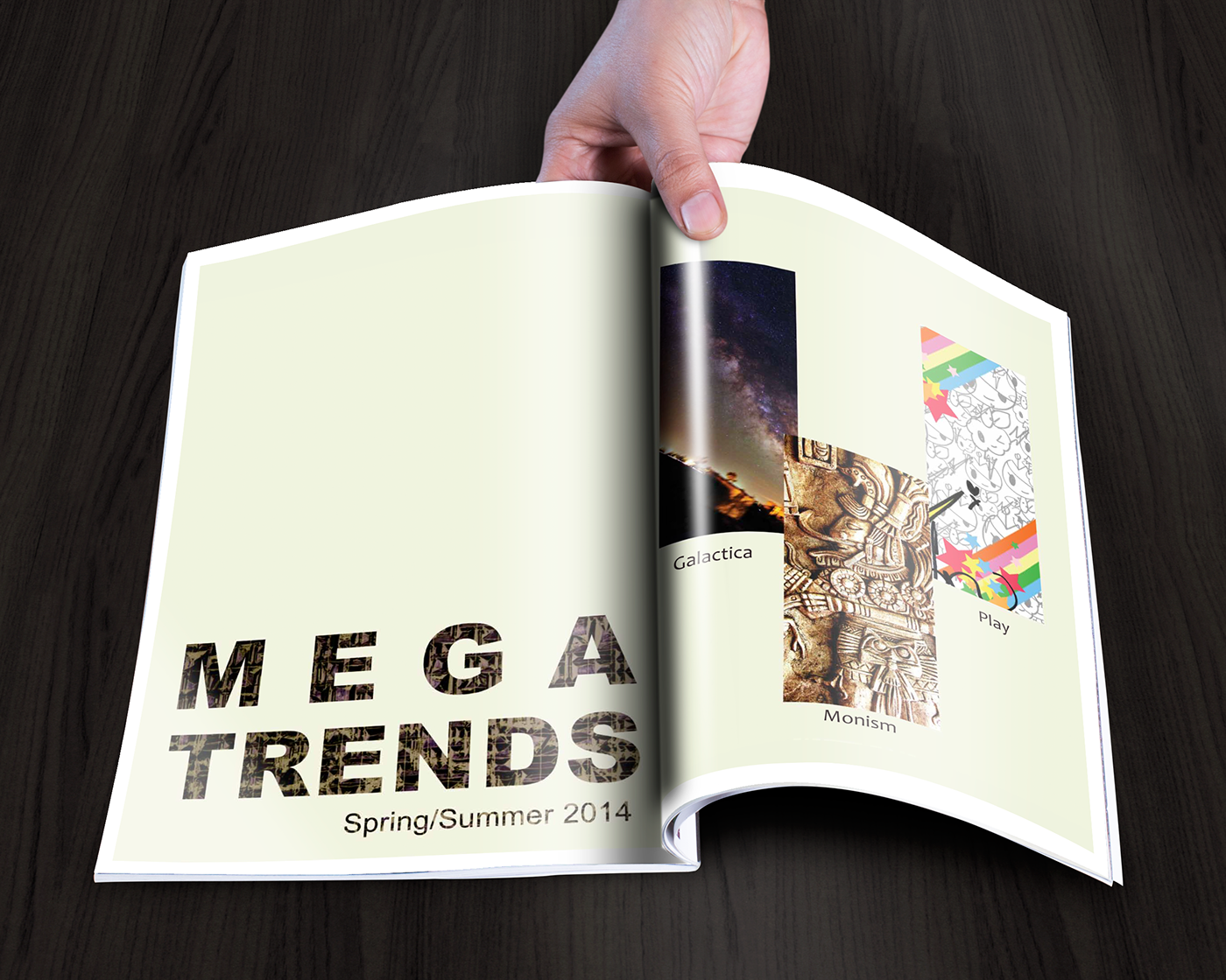 trends forecasting Layout design megatrends print report