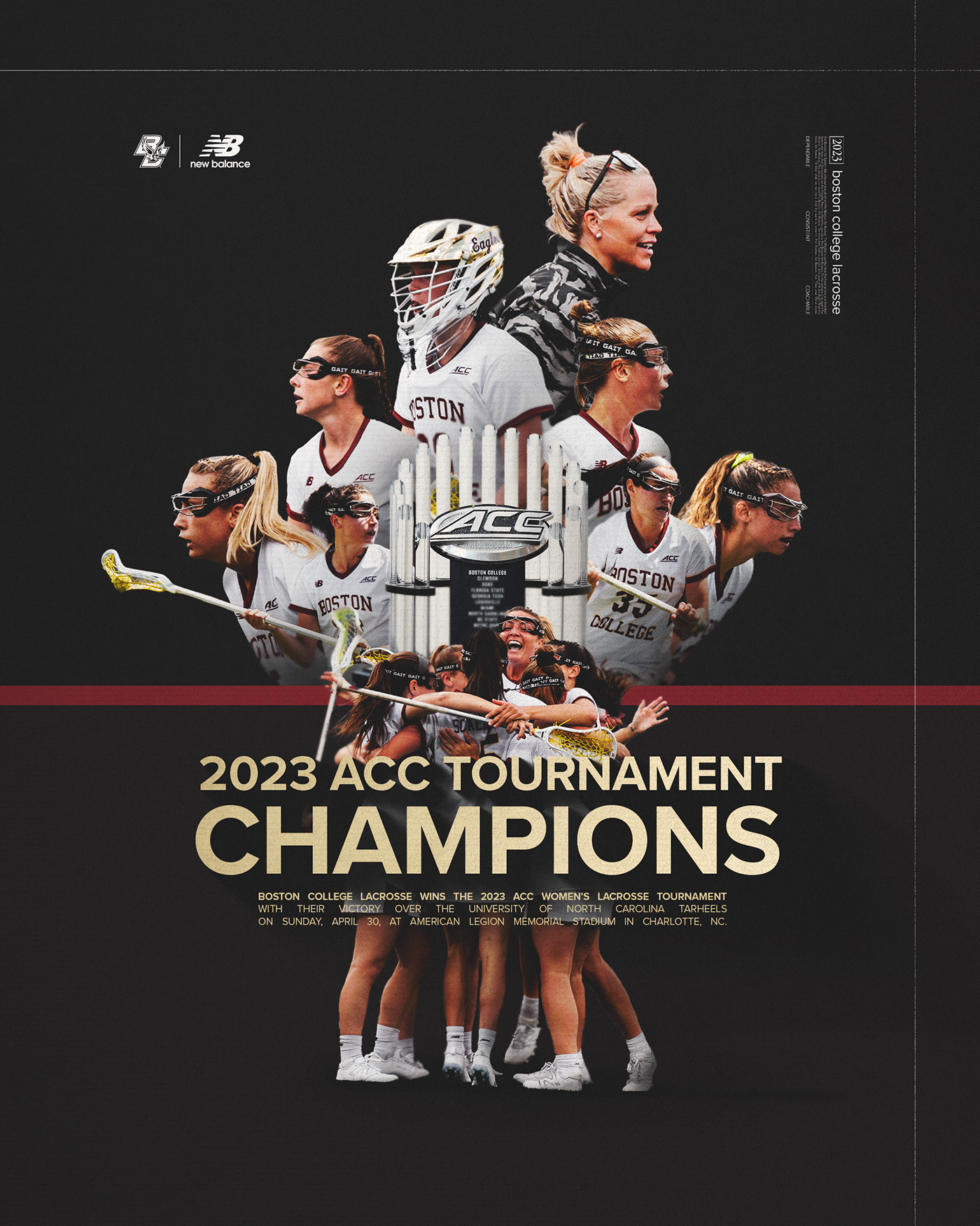 graphic design  Photography  sports graphics lacrosse athletics college NCAA college design College Lacrosse women's lacrosse