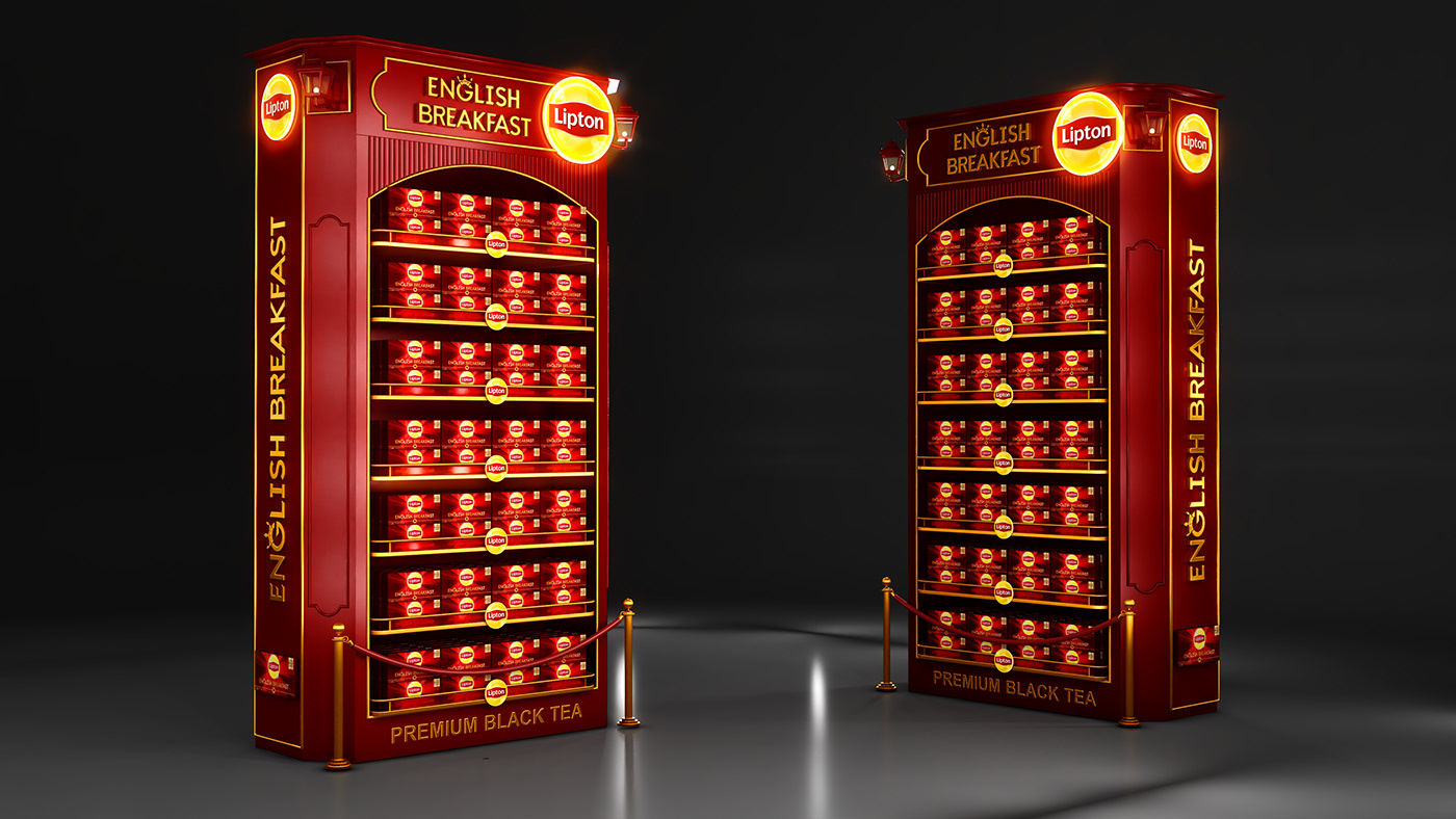 posm Display Stand Retail design visualization creative brand identity pointofsale booth Event