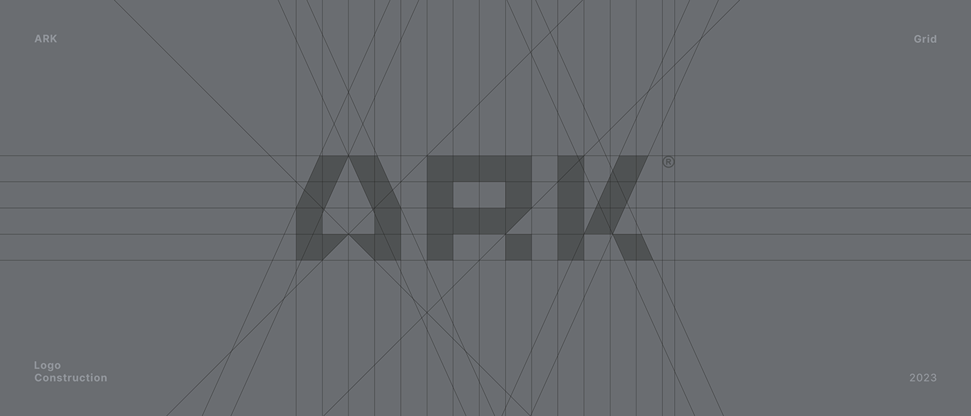ark brand identity Graphic Designer industrial construção construtora identidade visual design gráfico Logo Design engineering design
