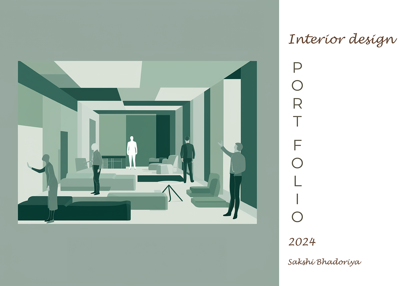 interior design  internship portfolio design InDesign photoshop Socialmedia post ads