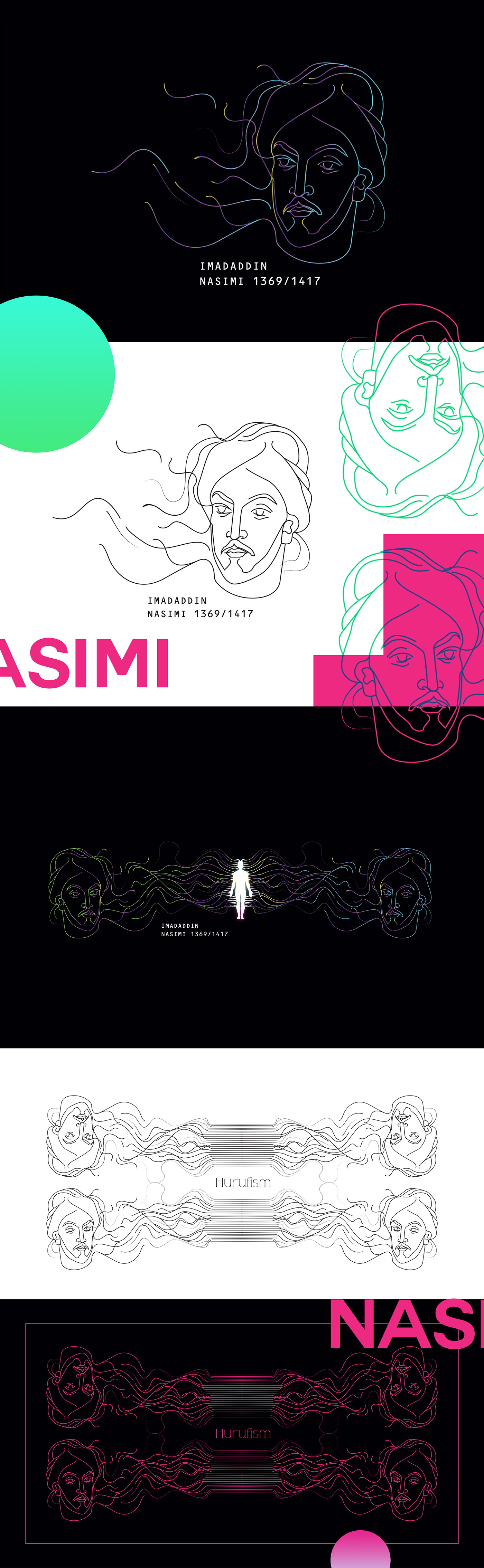 azerbaijan baku color gradient graphic design  graphics Harmony ILLUSTRATION  Illustrator painting  