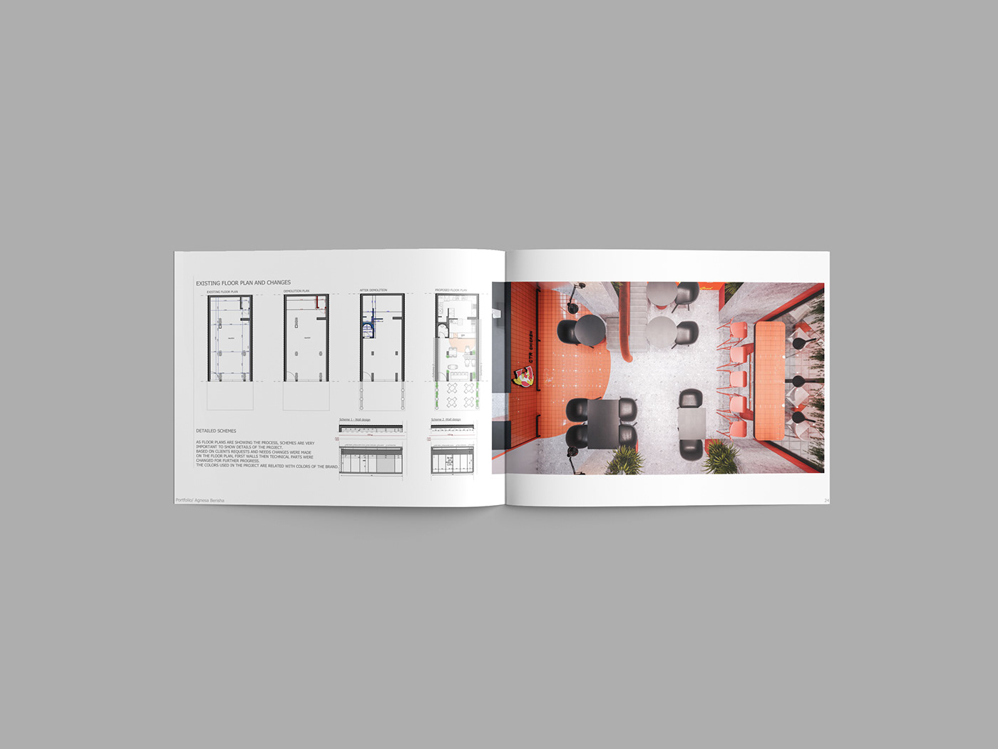 architecture visualization interior design  portfolio Architecture portfolio postgraduate design Layout Mockup