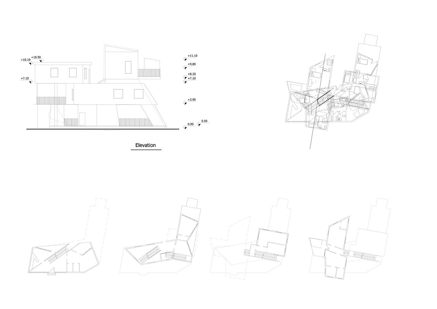 design architecture deconstruction ZAHA HADID Render Daniel Libeskind
