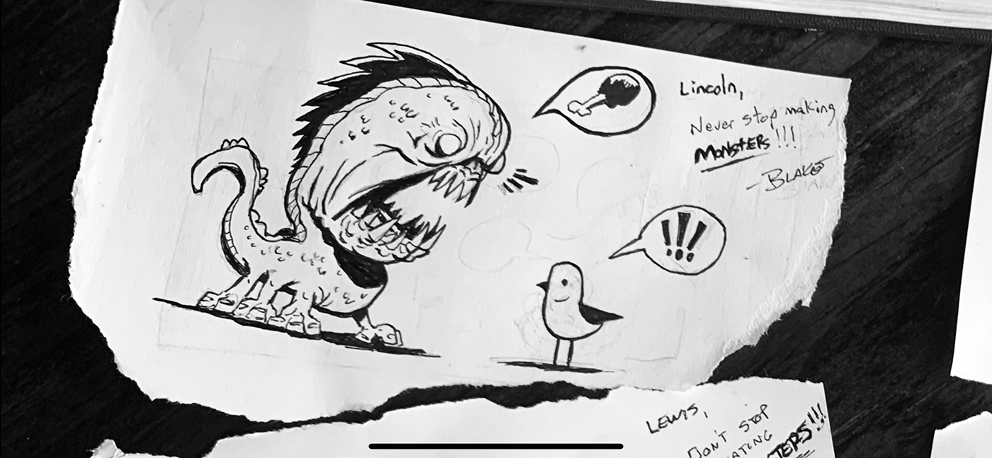 inktober sketchbook ILLUSTRATION  sketch sketches monsters comics