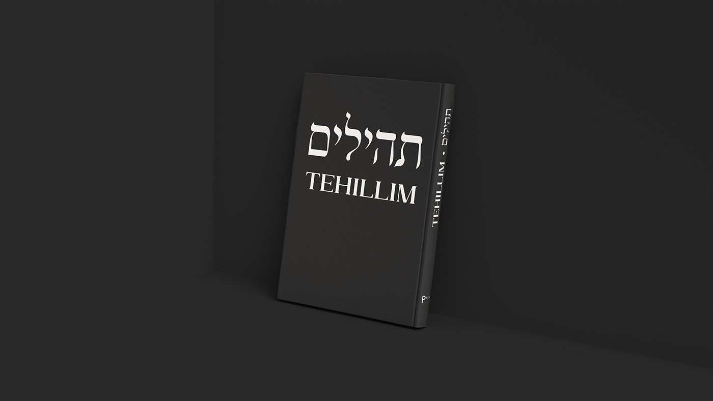 torah jewish hebrew typography   book book design minimal typography design greyscale Psalms