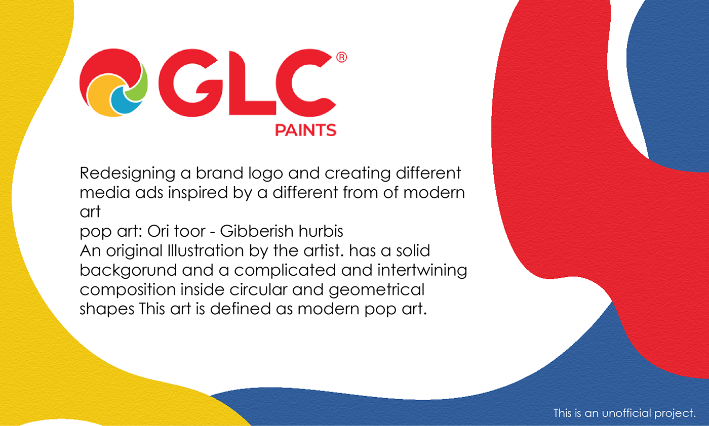 GLC Paints Advertising  Socialmedia design