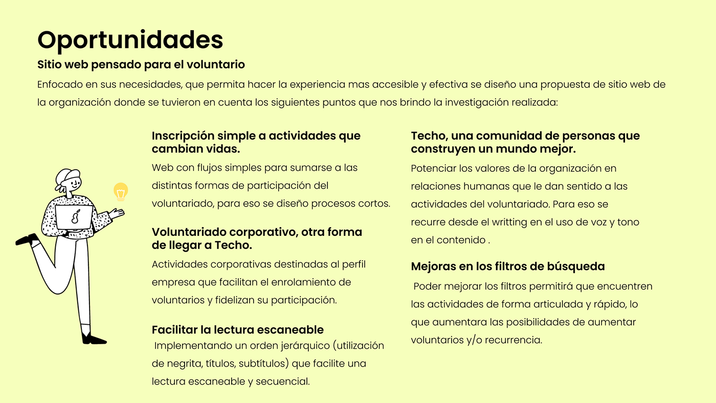 UX Research research project UI/UX user interface Web Design  UX design Techo Argentina