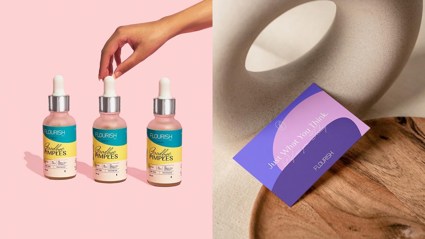beauty branding  cosmetics design flourish graphic identity logo Packaging skincare