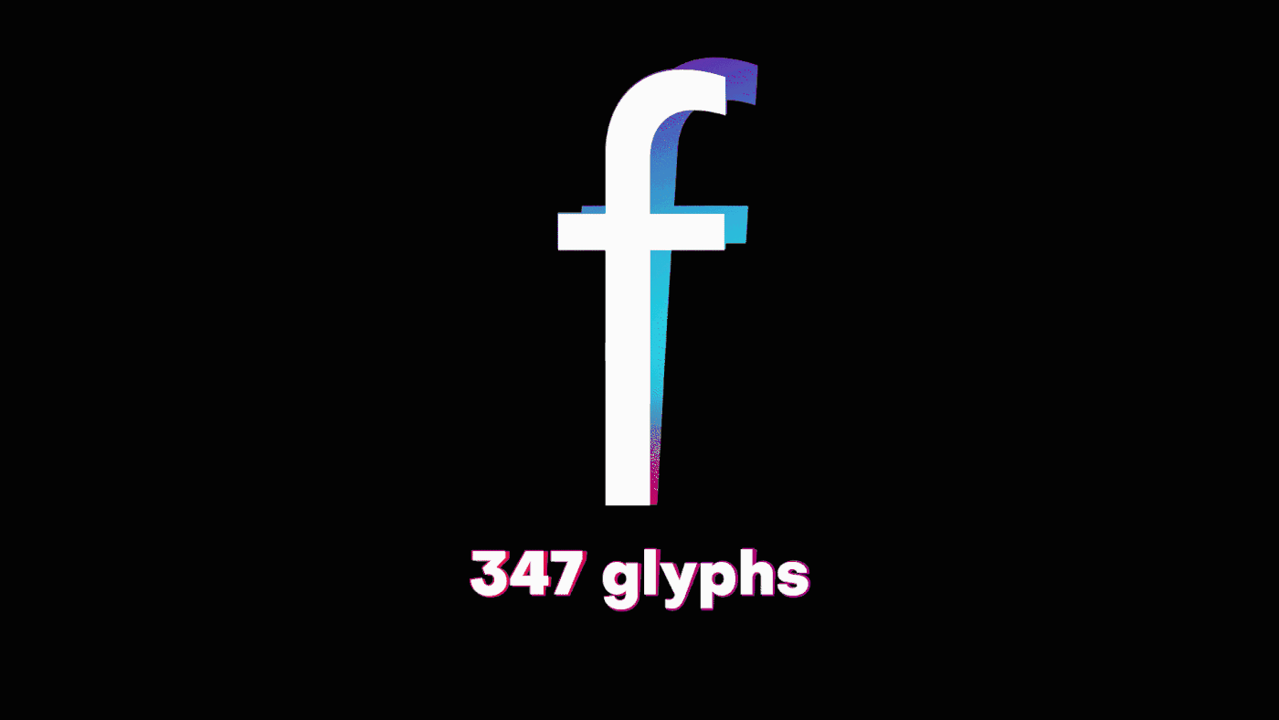 Typeface free typeface typography   Geometric Typeface free fonts design trends 2019 design trends gradients graphic design  colors