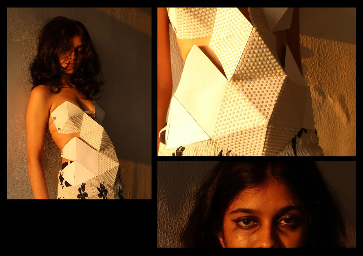 art Fashion  paper papercraft paperart editorial shoot modelling