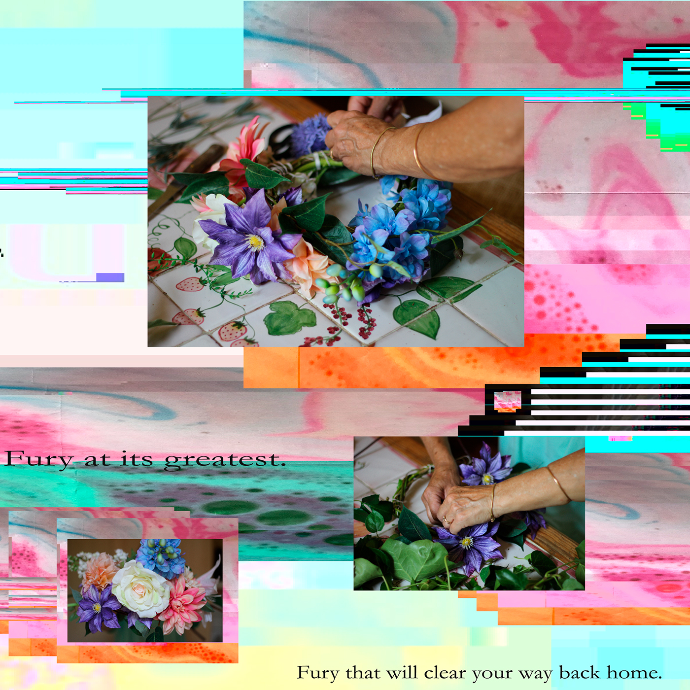 styling  Fashion  instagram ILLUSTRATION  collage Glitch graphic design  publishing   Poetry 