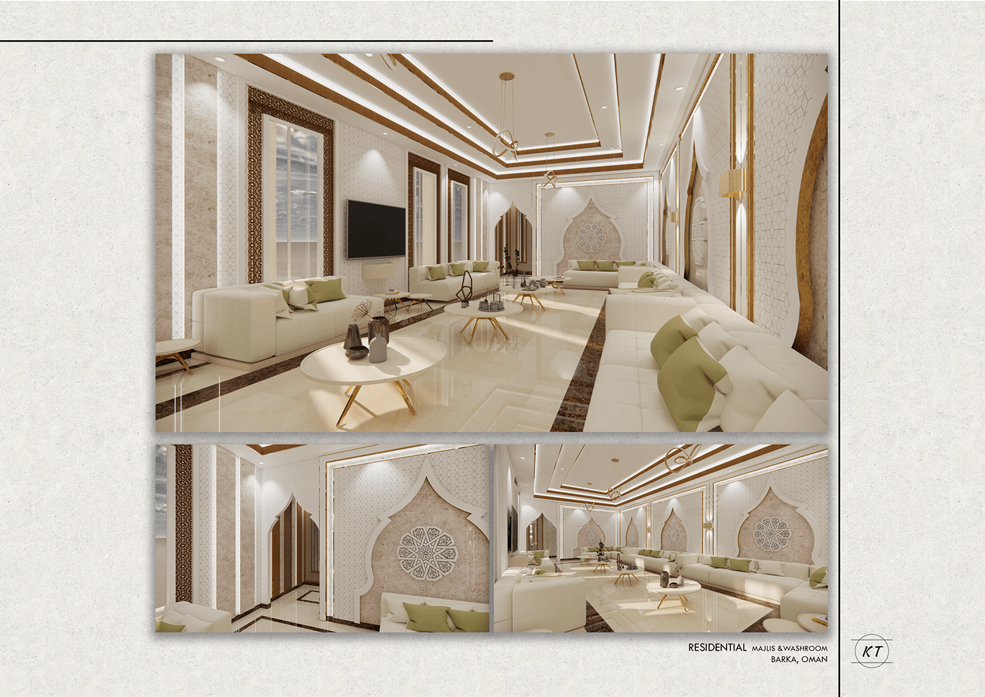 residential interior design  living room design 3D visualisation drawings traditional Modern Design