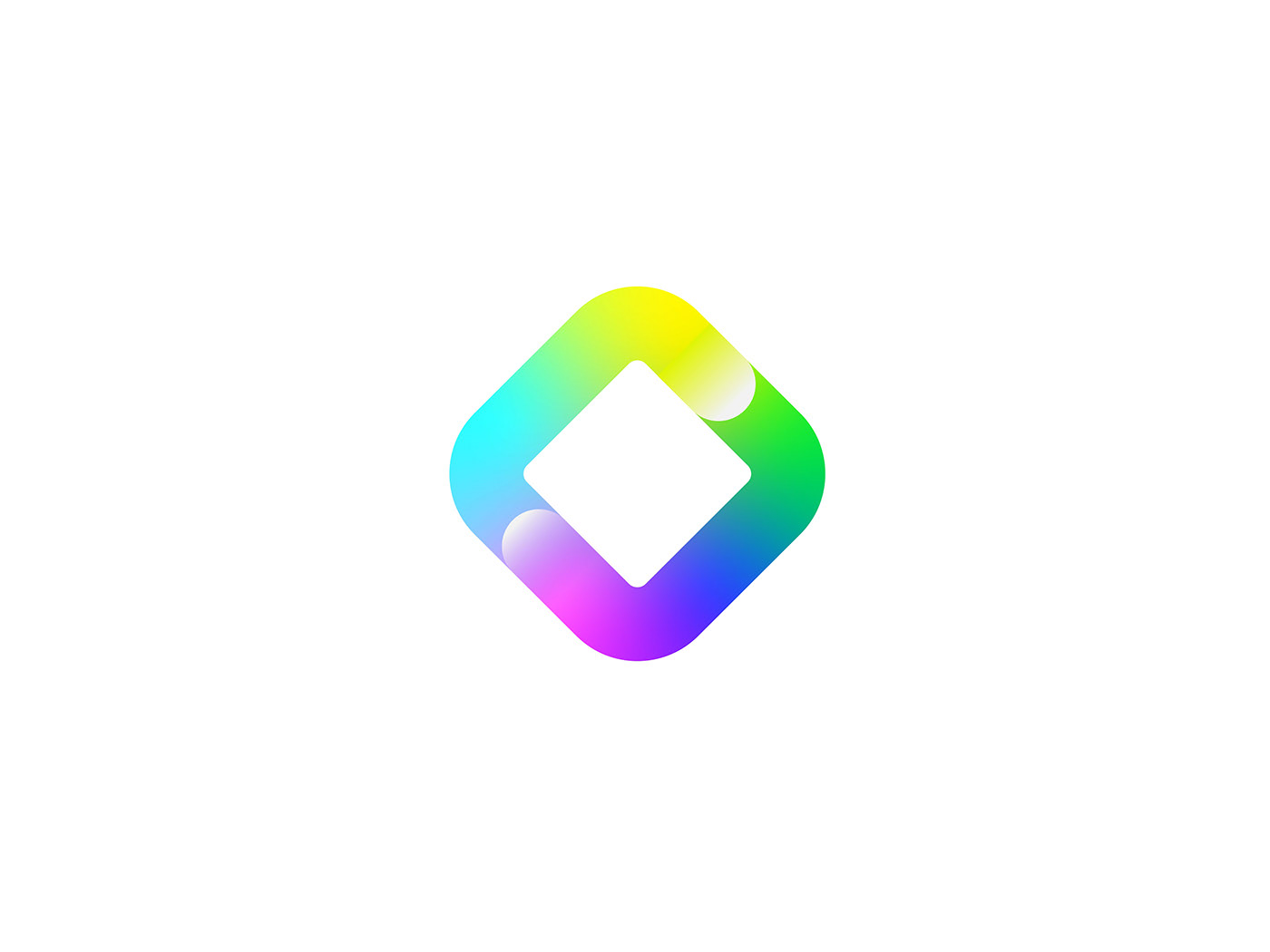 s letter mark icon with multi color for crypto digital art blockchain