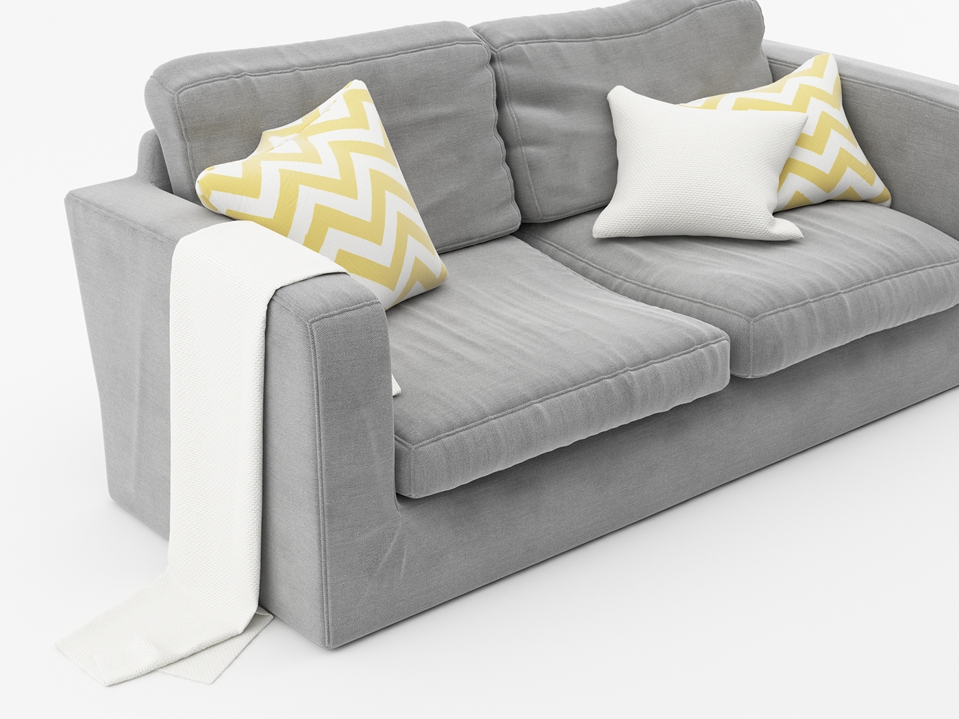  FREE  3D  MODEL  OF SOFA  VRAY on Behance